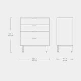 Gus* Modern Munro 4 Drawer Dresser 16 - FURNITURE - dresser Gus