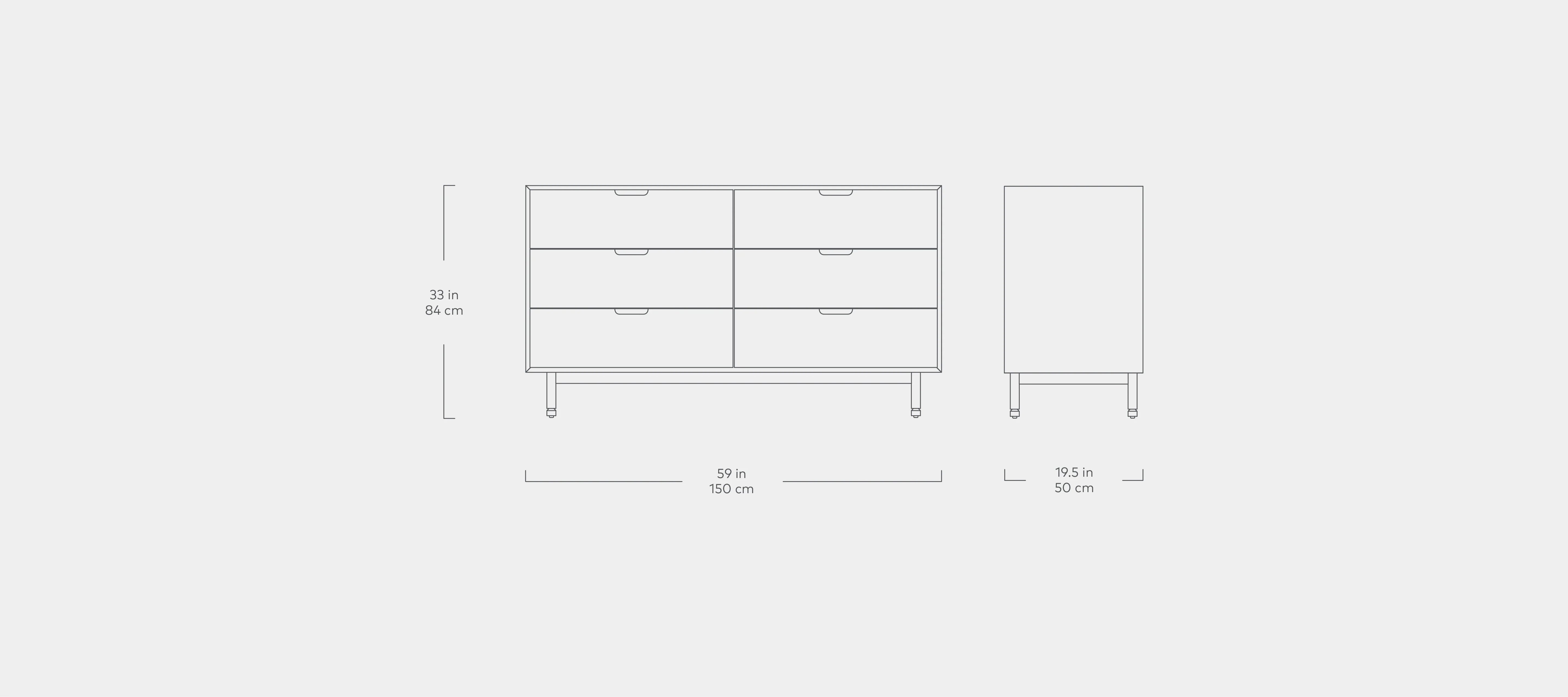 Gus* Modern Munro 6 Drawer Dresser 16 - FURNITURE - dresser Gus