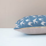 Swallows Pillow Cover by Fox & Flax nursery pillows Fox & Flax