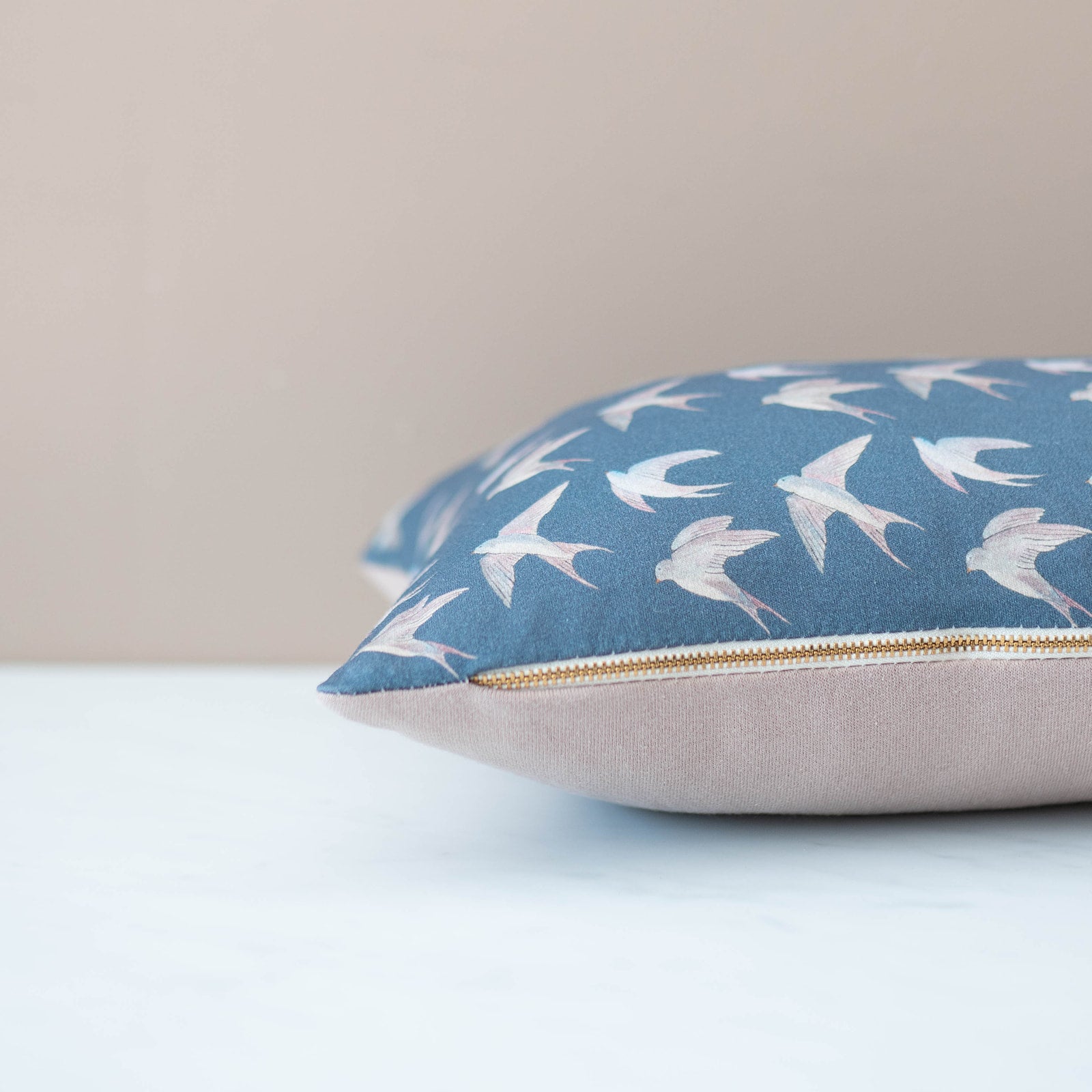 Swallows Pillow Cover by Fox & Flax nursery pillows Fox & Flax