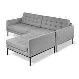 Gus* Modern Towne Bi-Sectional 2 - FURNITURE - sectional Gus Parliament Stone