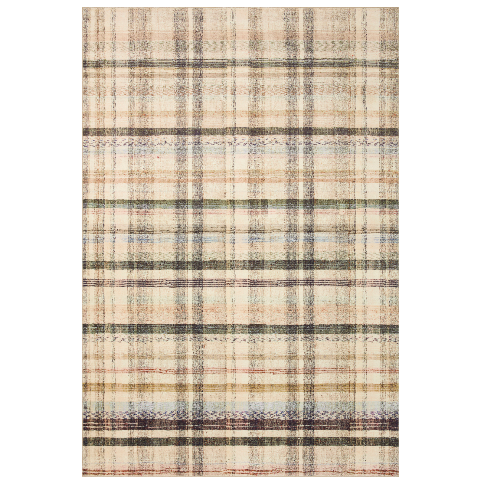 Chris Loves Julia x Loloi Humphrey Ivory / Multi Rug 0-RUGS Loloi