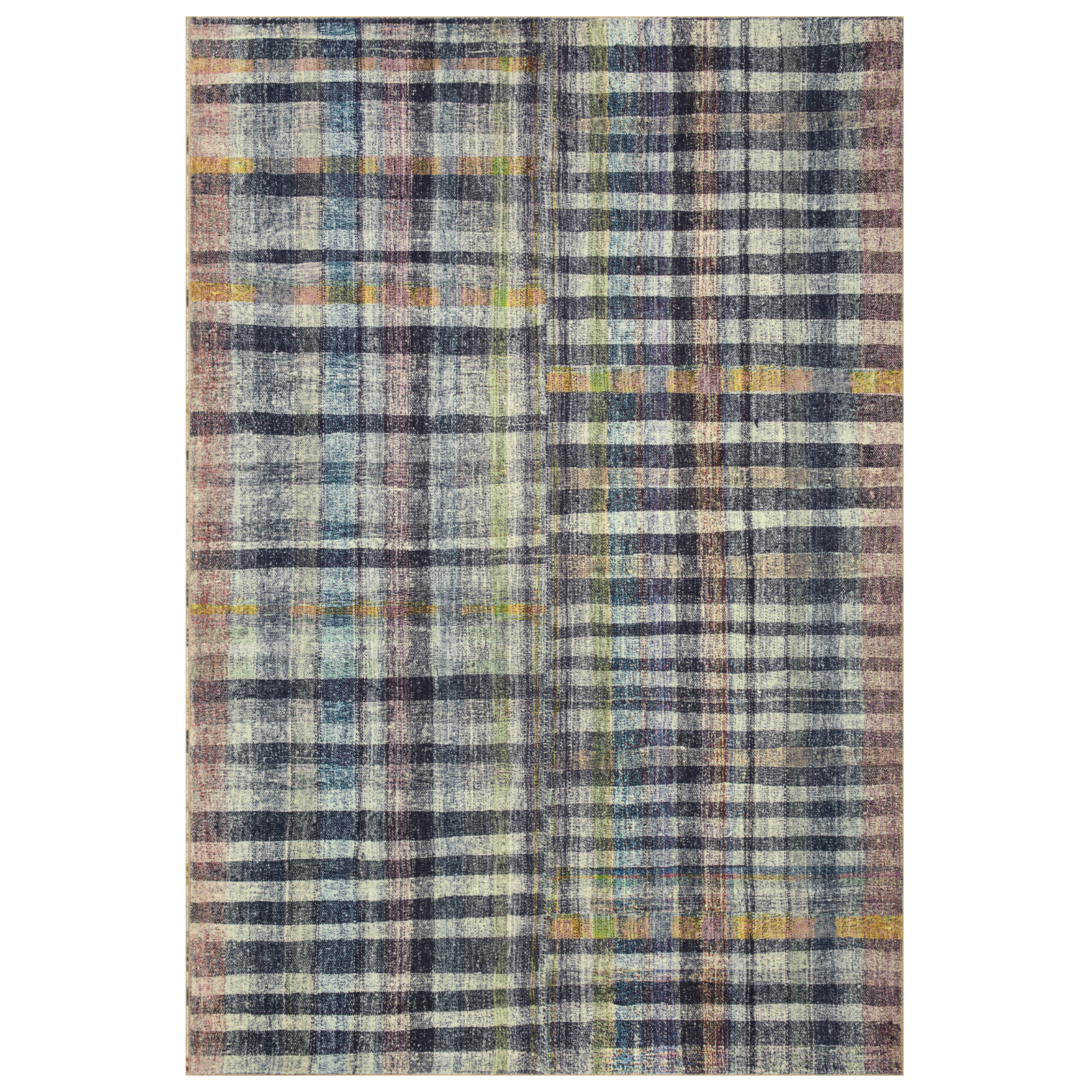 Chris Loves Julia X Loloi Humphrey Plum/ Multi Rug 0-RUGS Loloi