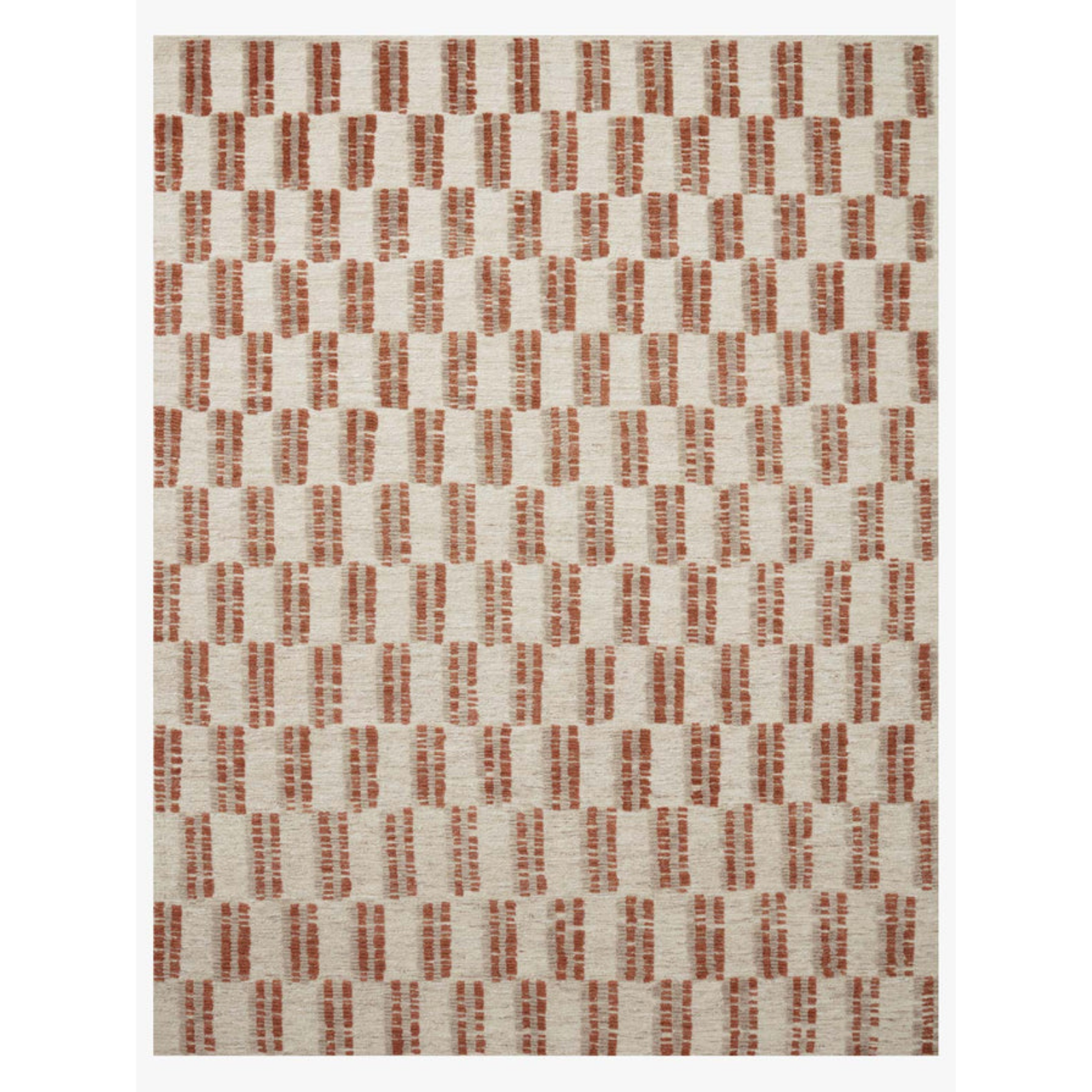 Loloi Harrison Beige / Rust Rug RUGS - wool Loloi