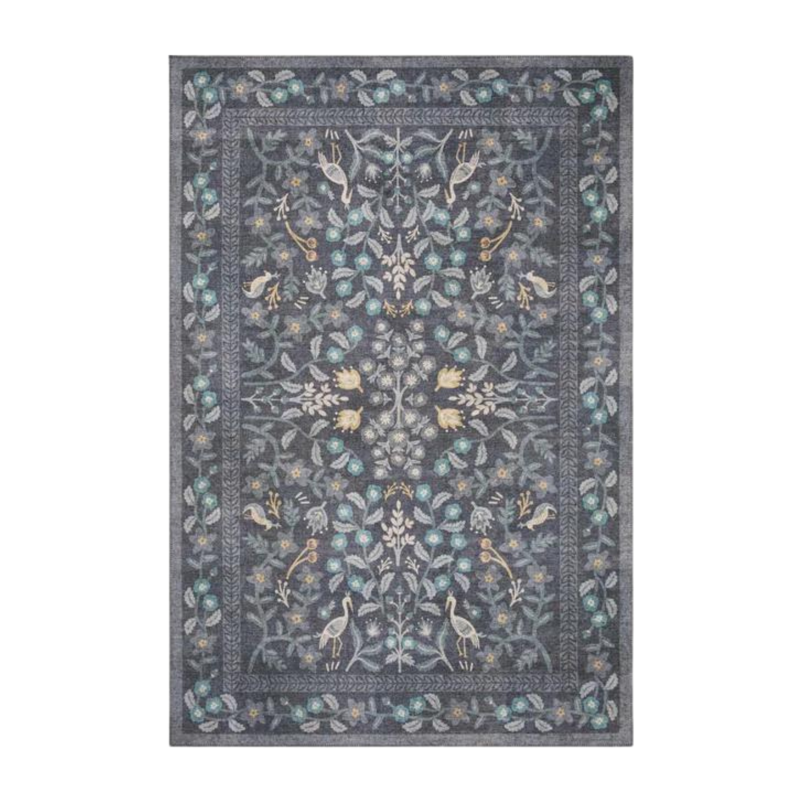 Rifle Paper Co. X Loloi/ Maison Nightingale Black Rug 3 - RUGS - patterned Loloi