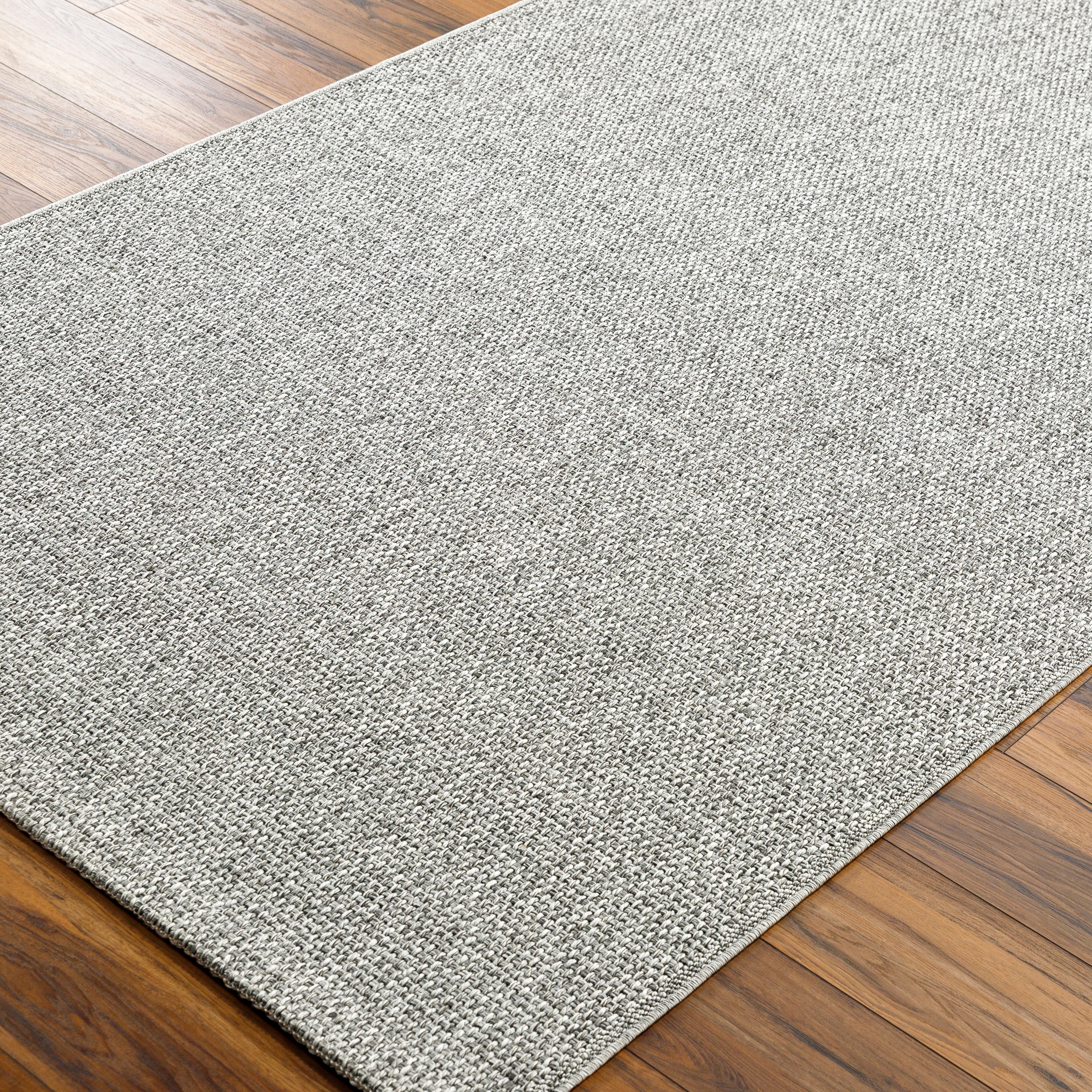 Becki Owens Birdie Silver Woven Rug 5-Rugs - indoor/outdoor Surya