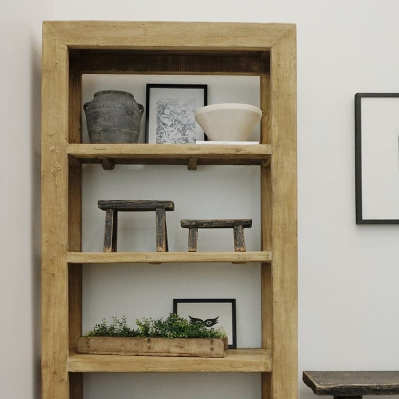 Dover Reclaimed Wood Bookshelf 7 - FURNITURE - bookcase/cabinet Hauer Market