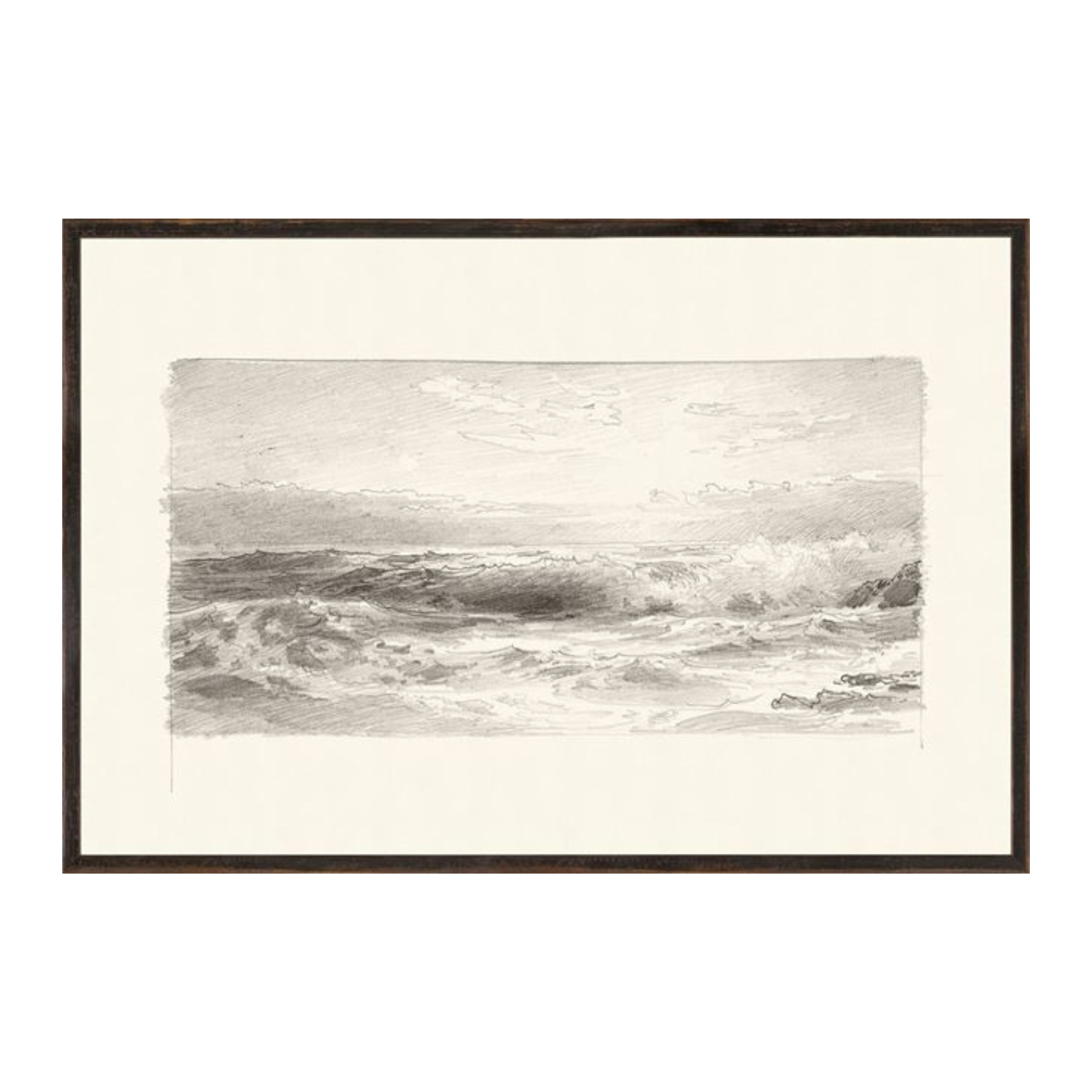“Stormy Ocean I” Framed Art Print ARTWORK - framed print Celadon Art