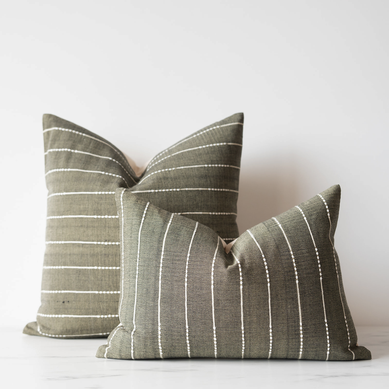 Forest Woven Pillow Cover 1 - PILLOWS - Thai - neutral Rug & Weave Pillows