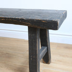 Alic Vintage Elm Wood Bench - Black 0-VINTAGE-bench Hauer Market