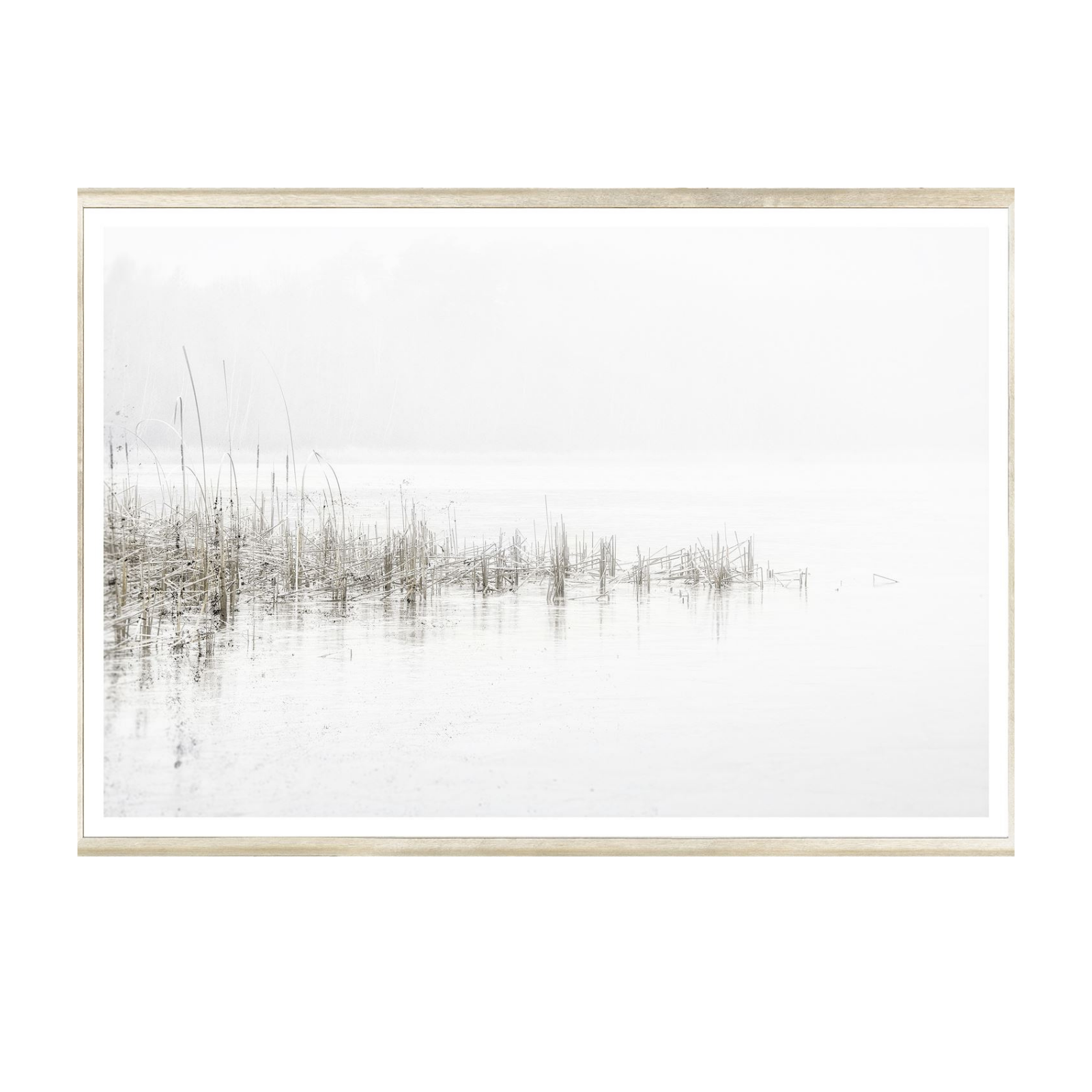"Taupe Riverbank" Framed Art Print ARTWORK - framed print Celadon Art