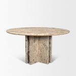Riva Marble Round Dining Table Dining Tables Mercana