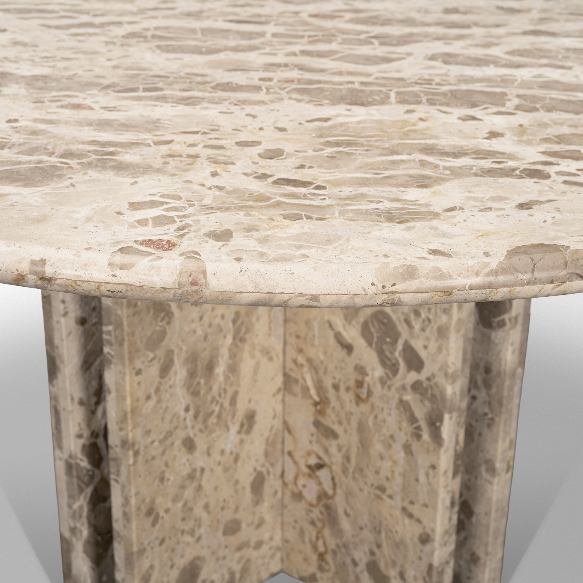 Riva Marble Round Dining Table Dining Tables Mercana