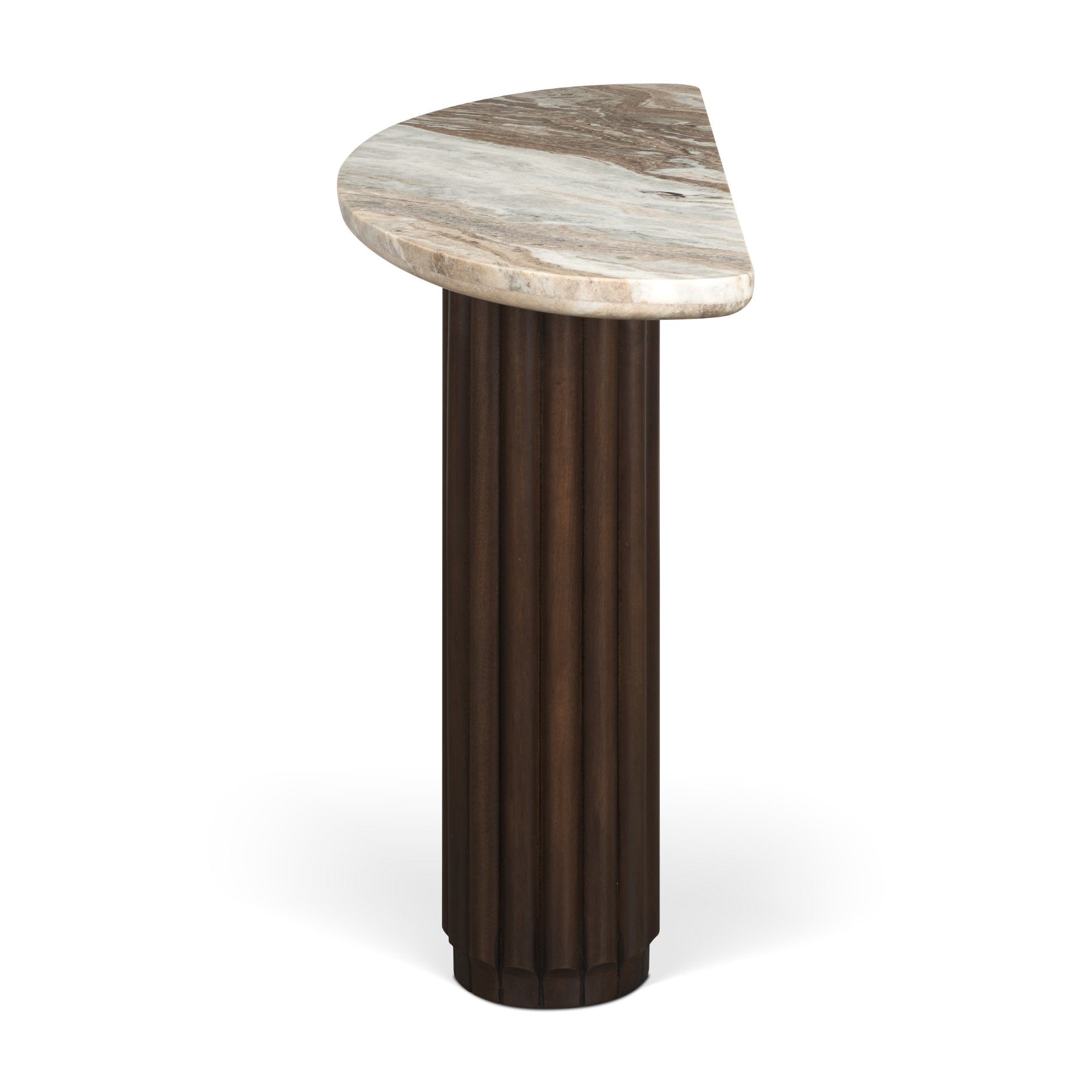 Marty Half Moon Console Table Console Tables Mercana