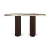 Marty Half Moon Console Table Console Tables Mercana