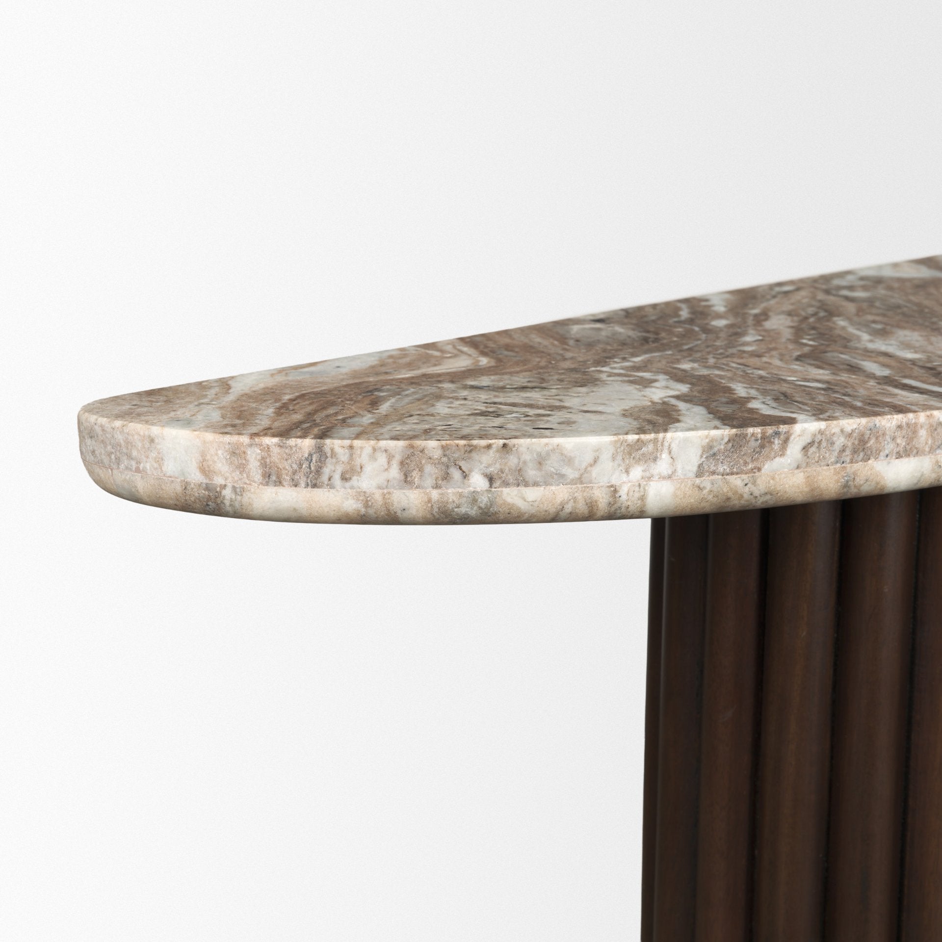 Marty Half Moon Console Table Console Tables Mercana