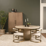 Sorra Marble Round Dining Table Dining Tables Mercana
