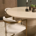 Sorra Marble Round Dining Table Dining Tables Mercana