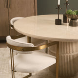 Sorra Marble Round Dining Table Dining Tables Mercana