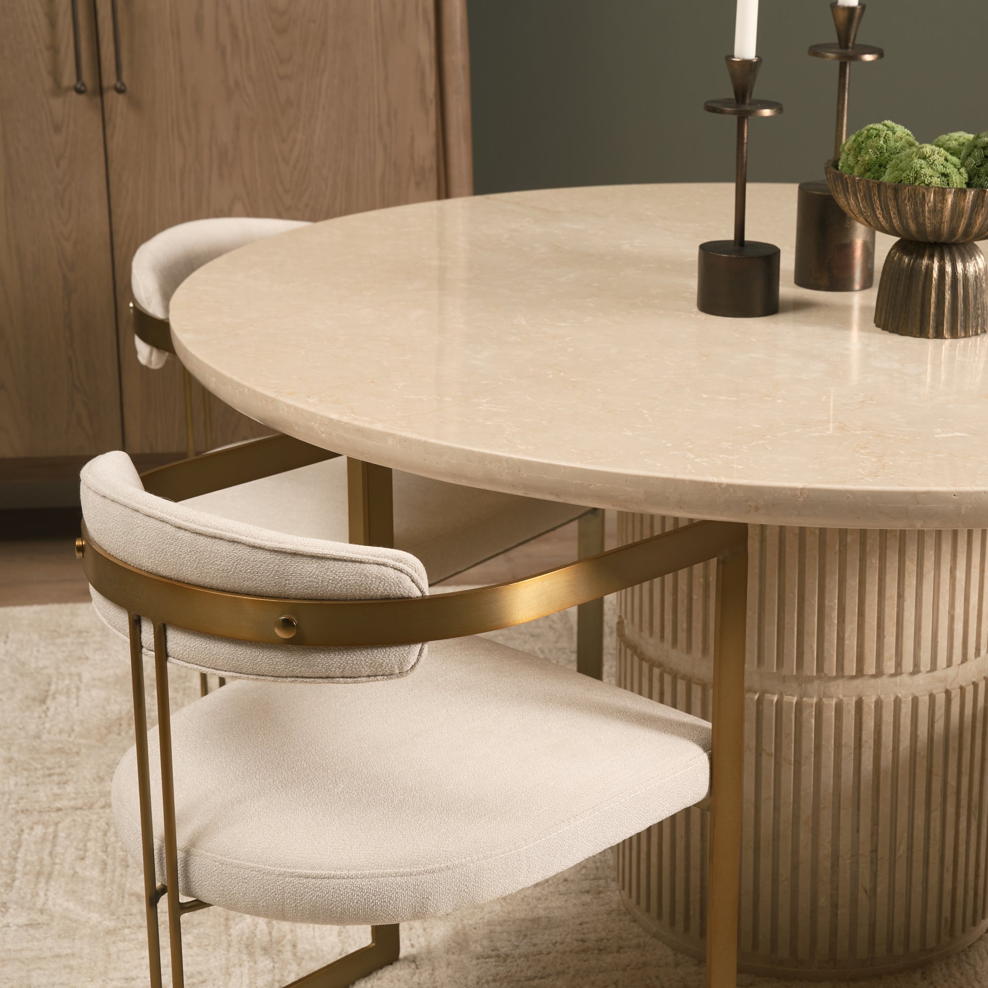 Sorra Marble Round Dining Table Dining Tables Mercana