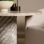 Rava Marble Round Dining Table Dining Tables Mercana