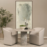 Rava Marble Round Dining Table Dining Tables Mercana
