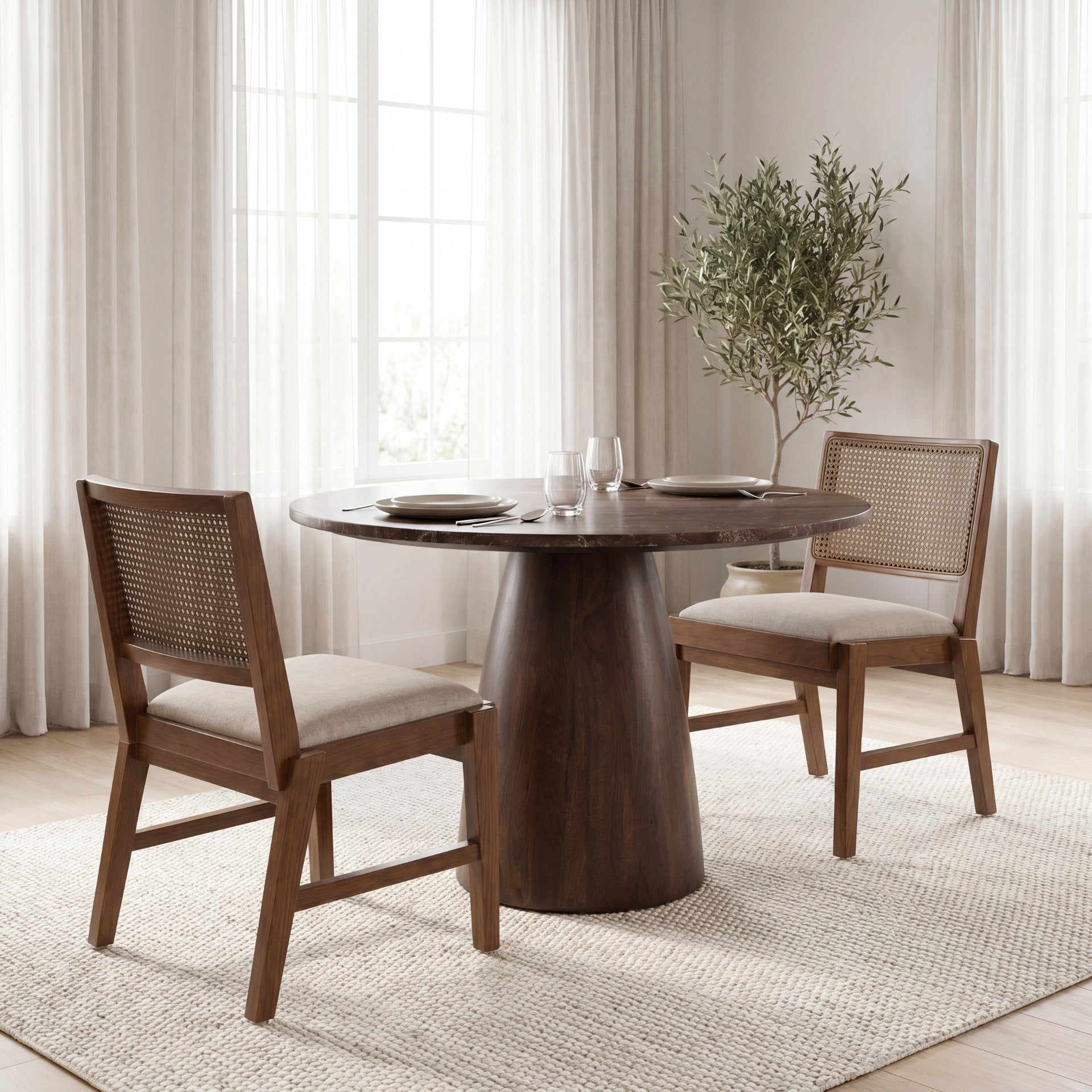 Rei Dining Chair - Set of 2 FURNITURE - dining chairs Mercana