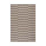 Nate Berkus Mateo Striped Wool Cozy Area Rug RUGS - wool Dash & Albert Brown 3' x 5'