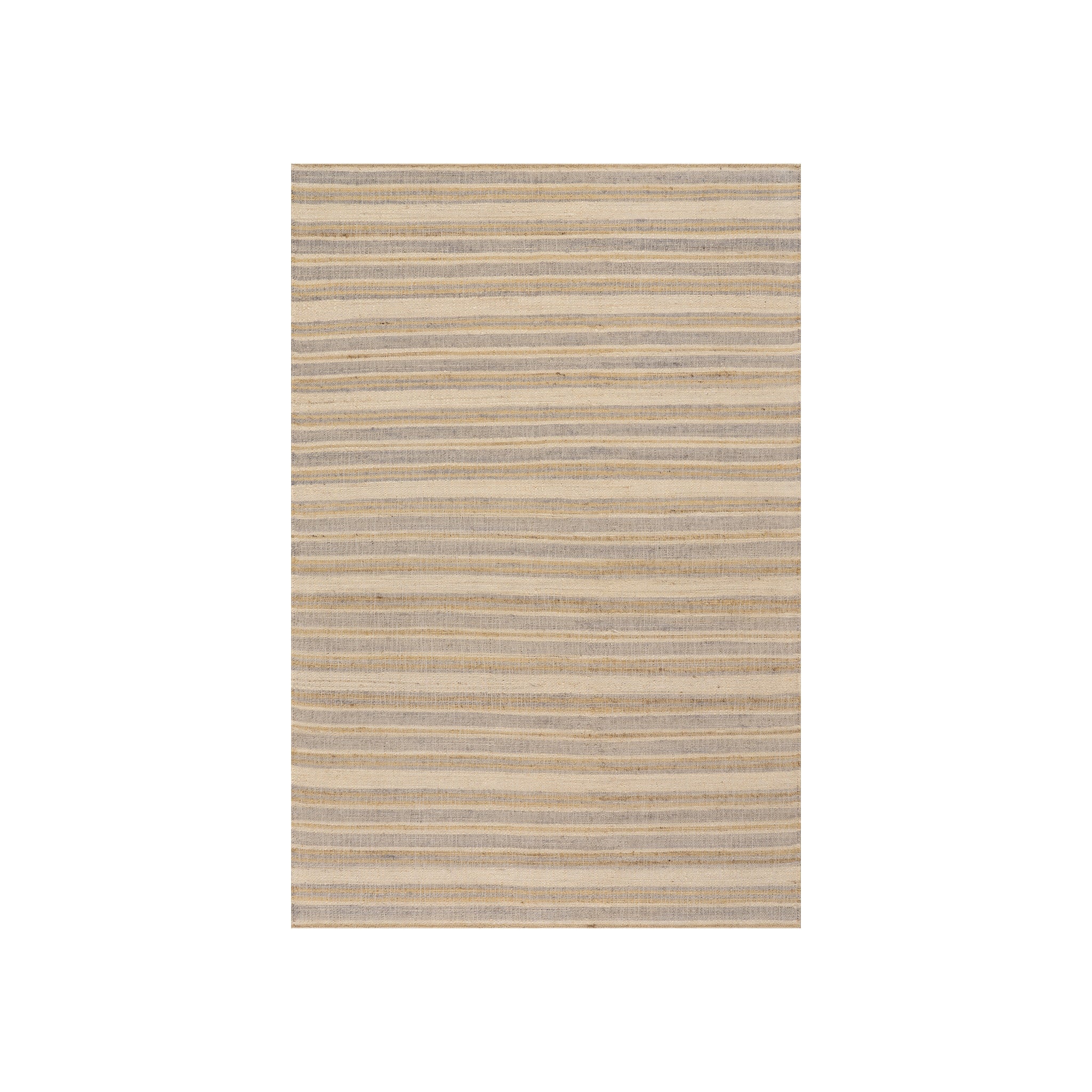 Marn Striped Handmade Jute Rug, Sand 2' x 3'