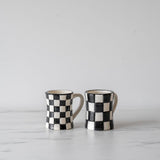 Checkered Ceramic Mug