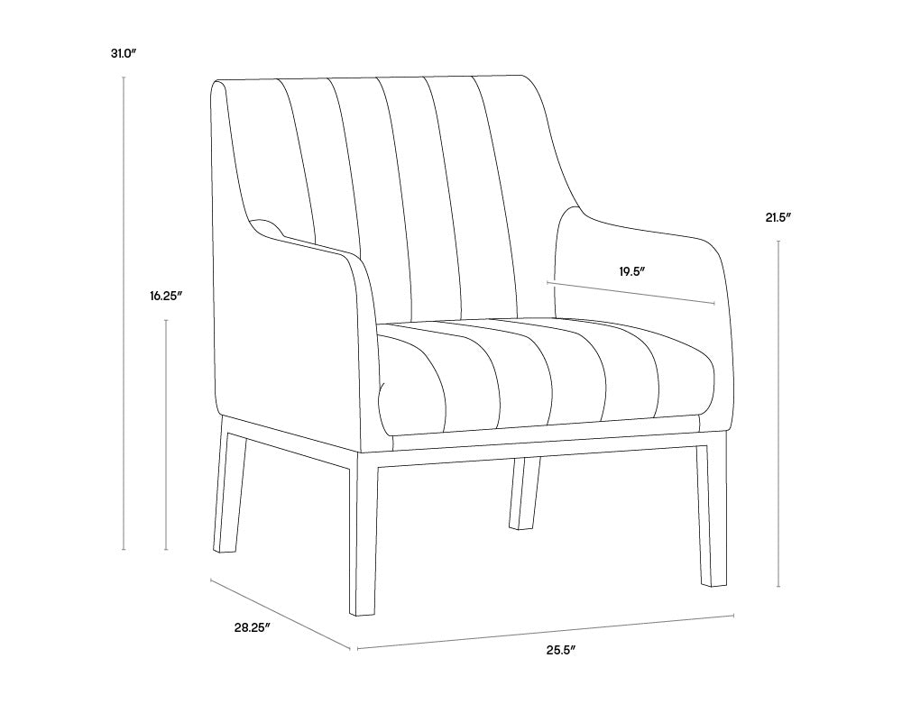 Wolric Lounge Chair FURNITURE - lounge chair Sunpan