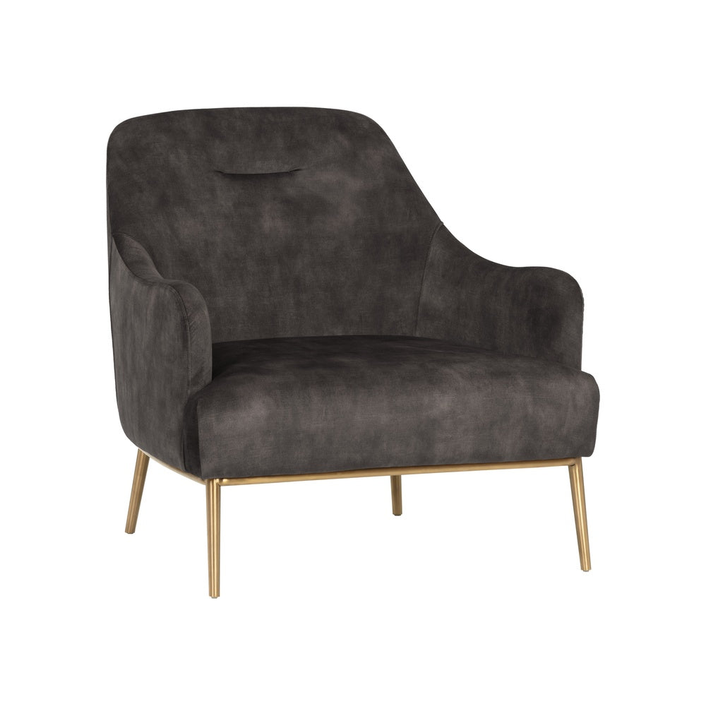 Camen Lounge Chair FURNITURE - lounge chair Sunpan Nono Shitake