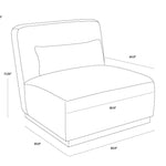 Caronia Swivel Lounge Chair FURNITURE - outdoor lounge chair Sunpan