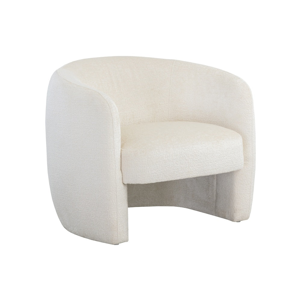 Myorca Lounge Chair, Bergen Ivory