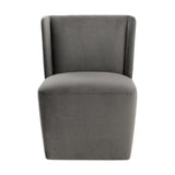 Almira Wheeled Dining Chair FURNITURE - dining chair Sunpan