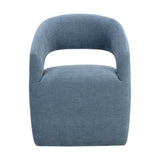 Loryn Wheeled Dining Armchair FURNITURE - dining chair Sunpan