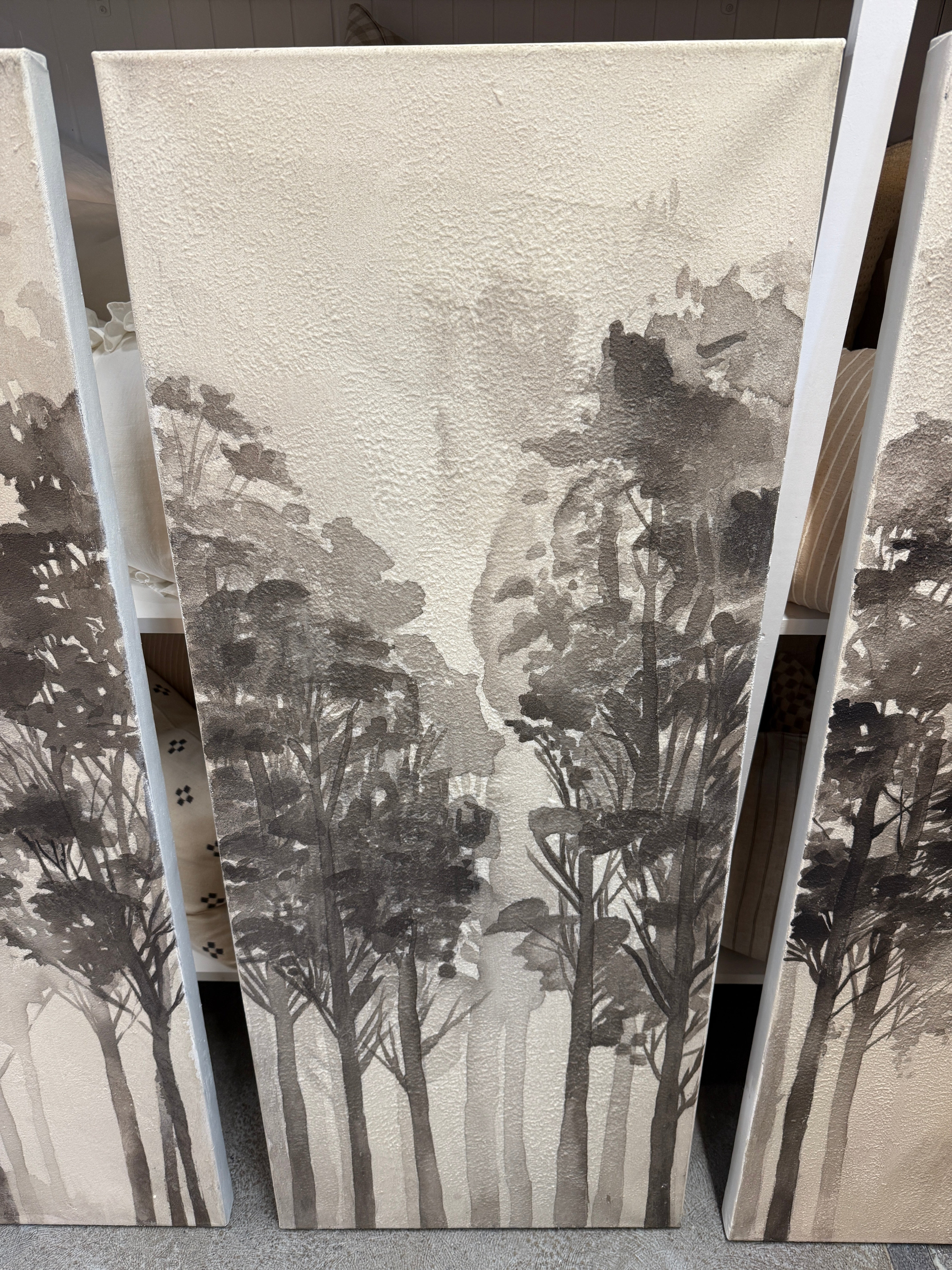 FLOOR MODEL - "Woodland Calm" Canvas Trio ARTWORK - in store Renwil