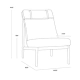 Eliiana Lounge Chair FURNITURE - lounge chair Sunpan