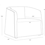 Seraphina Lounge Chair FURNITURE - lounge chair Sunpan