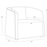 Seraphina Lounge Chair FURNITURE - lounge chair Sunpan