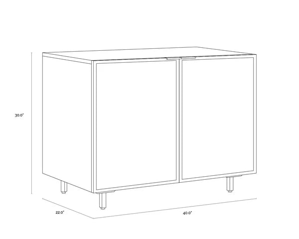 Omar Sideboard FURNITURE - sideboard Sunpan
