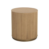 Kallia Side Table FURNITURE - end table Sunpan Rustic Oak