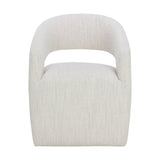 Loryn Wheeled Dining Armchair FURNITURE - dining chair Sunpan