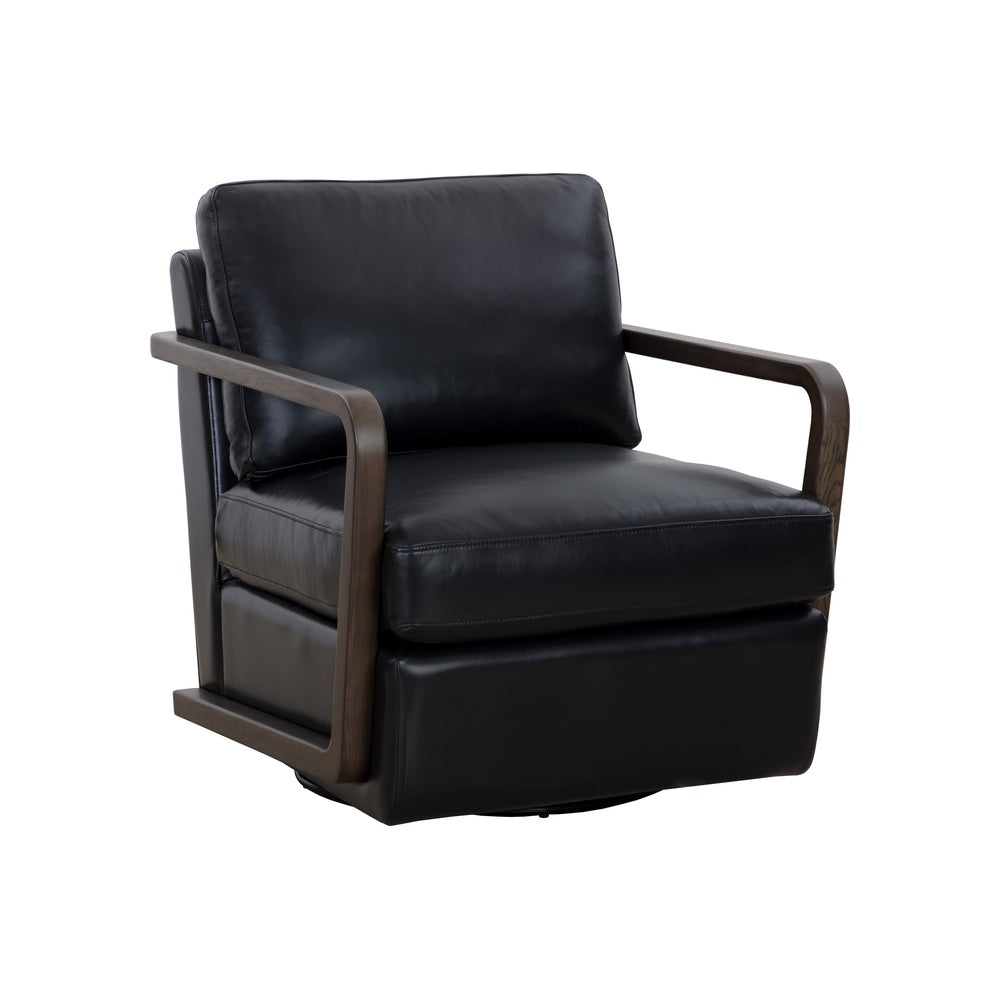 Casteel Swivel Lounge Chair FURNITURE - lounge chair Sunpan Brown
