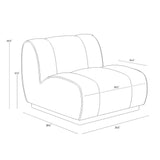 Blaire Swivel Lounge Chair FURNITURE - lounge chair Sunpan