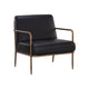 Charcoal Black Leather