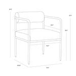 Alani Dining Armchair FURNITURE - dining chair Sunpan