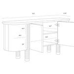 Magnes Sideboard FURNITURE - sideboard Sunpan