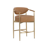 Helly Counter Stool FURNITURE - counter stool Sunpan Milliken Cognac