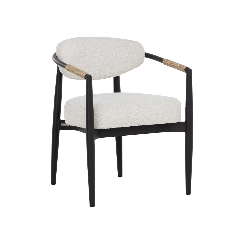 Marion Dining Armchair FURNITURE - outdoor dining chair Sunpan Black